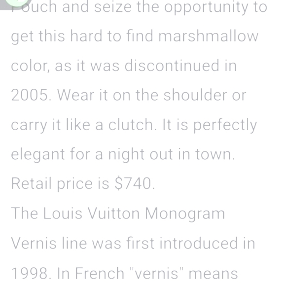 COPY - COPY - Monogram Vermis Line  Marshmello pouch - Picture 3 of 3